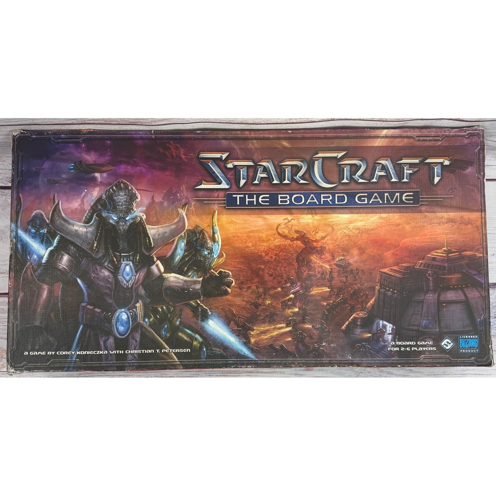 STARCRAFT- The Board Game By Fantasy Flight Games 2007 Sealed Components
